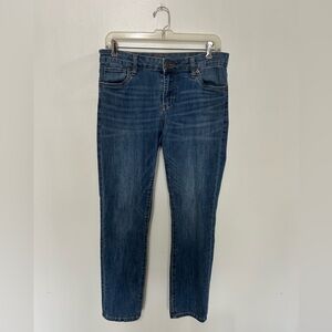 KUT FROM THE KLOTH | Dark Blue Straight Ankle Leg Jeans, Size 6